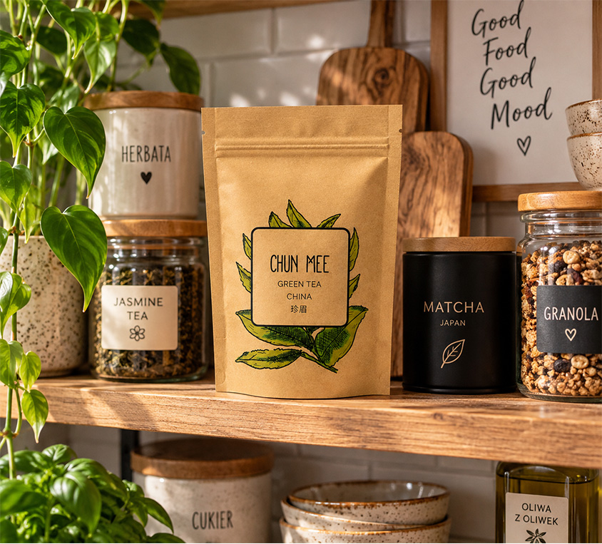 Chun Mee Leo Tea – zielona herbata liściasta z Chin w opakowaniu 100g